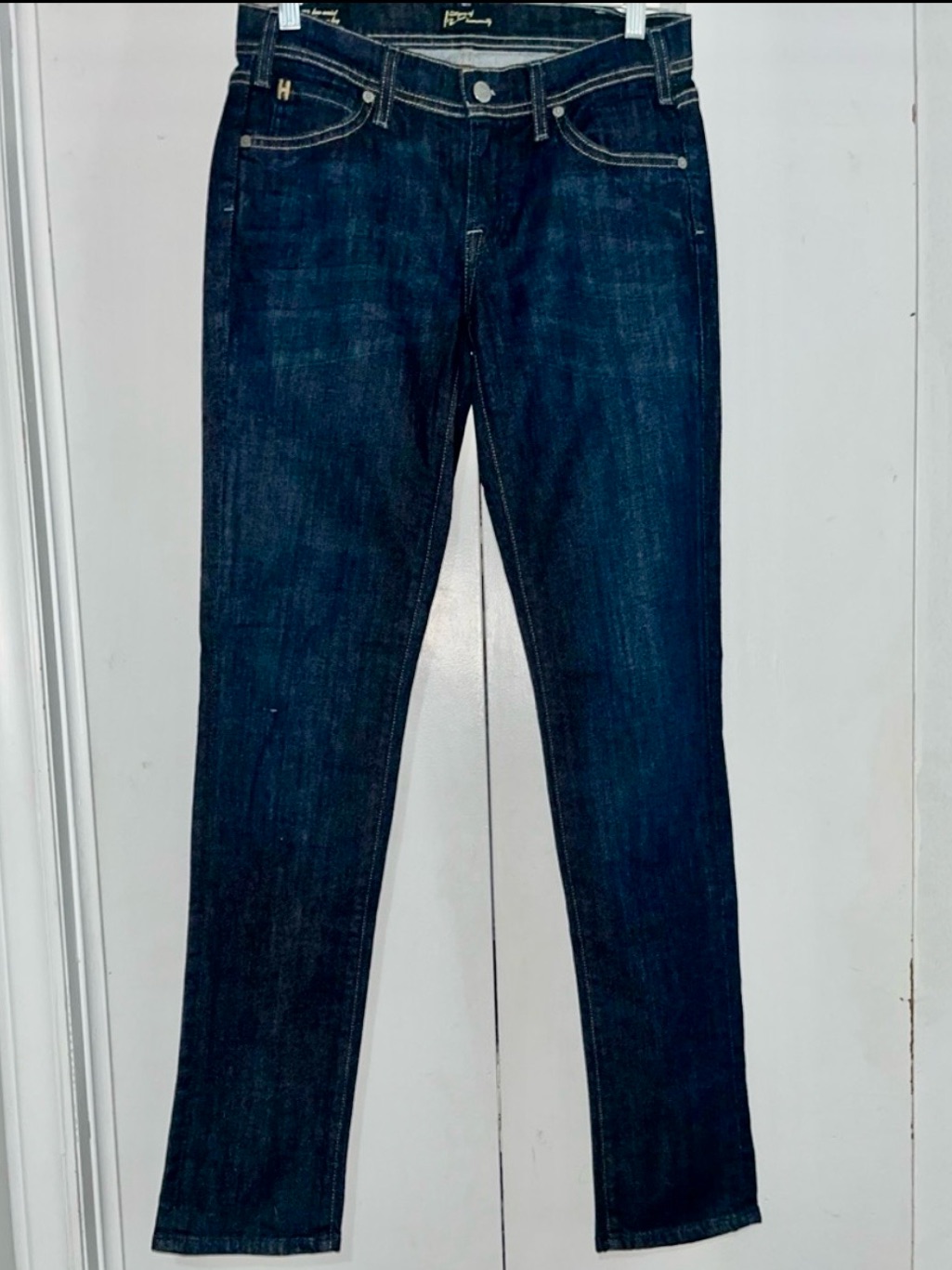 Citizens For Humanity Avedon Stretch Low Waist Skinny Jeans - Dark Blue